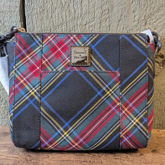 NWT Dooney and Bourke Tartan Plaid Marlee Crossbody Purse Bag - Picture 13 of 14